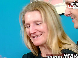 German saggy tits wife next door Eva vanfuert try porn casting