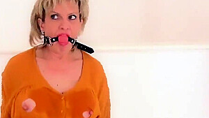 Gill Ellis - Unfaithful British Milf Shows Her Giant Jugs