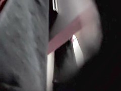 Girl trying on new undies and posing nude in fitting room