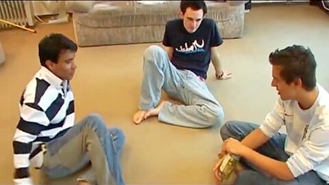 Guy Gets His Feet Worshiped And His Cock Sucked