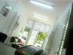Horny Female Doctor Masturbates at Work on Webcam
