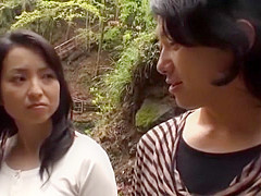 Horny Japanese chick Akiko Kirishima in Exotic Outdoor JAV scene