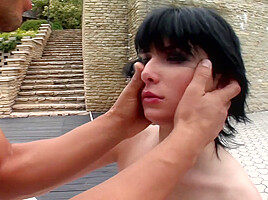 Horny Skank Gets In Mindblowing Blowjob Before A Hard Fuck On The Ass