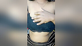 Hot Girl Boobs Pressing
