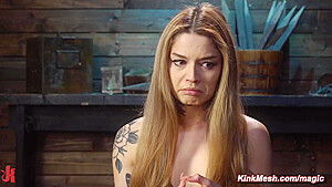 Hot Latin Babe Is Bound On A Sybian By Masked Master