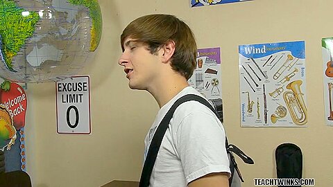 Hung Teacher Abuses His Power - Colby Klein And Scott Campbell