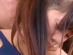 Incredible Japanese chick Rei Mizuna in Best Facial, Blowjob JAV clip