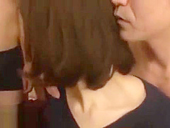 Japanese Milf wild group sex