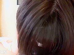 Japanese Real Amateur Girl Kikuno Make Homemade Blowjob