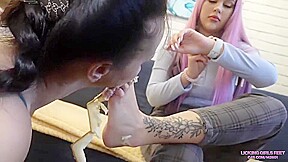 Kinky Lesbians Perverted Foot Fetish