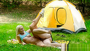 Lovita fate fucks old man outdoors