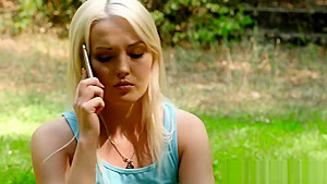 Lovita fate fucks old man outdoors