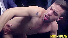 MENATPLAY Bearded Hector De Silva Anal Fucks Hung Bottom
