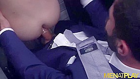 MENATPLAY Bearded Hector De Silva Anal Fucks Hung Bottom