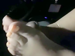 Made The Babysitter Give Me A Footjob In The Car