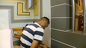 Man has to obey his mistress! Facesitting extreme boys