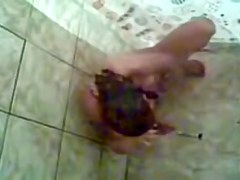 Masturbation in the bathroom