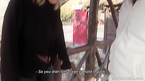 Mature Blonde Fucked And Pissed