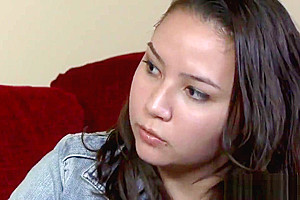 Mature ts babe jerks cock