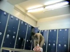 Milfs with sexy body goodies in a changing room spy movie