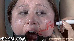 Muzzled Babe Needs Wild Taming