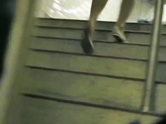My amateur upskirt clip with a brunette teen 18+