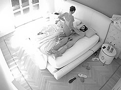 Nice couple caught on bedroom camera