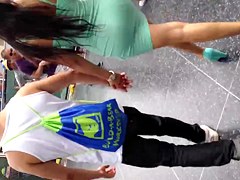 Nice fat Mexican ass in dress