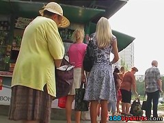 One upskirt hotter than one more