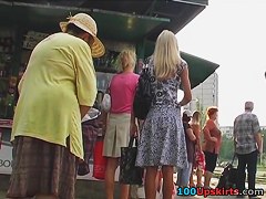 One upskirt hotter than one more