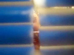 Peeping on a naked neighbor woman