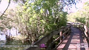 Petite College Girl Gets Naked At A Public Park