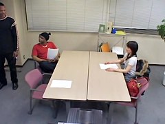 Petite Japanese slut got shagged hard on an audition