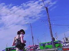 Playgirl in high heels butt muff up petticoat