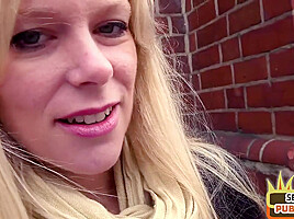 Public BJ babe fucked by her sex date after outdoor sucking