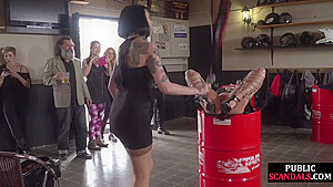 Public Bdsm Screwed And Humiliated In Front Of
