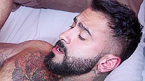 Ramming Hard & Tattooed Caucasian Gay