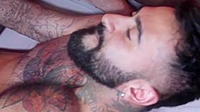 Ramming Hard & Tattooed Caucasian Gay