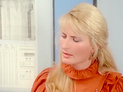 Retro Burnett & Blonde Lesbian Coworkers Pussy Lick Fuck