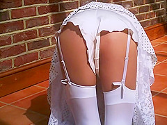 Retro Satin French Knickers