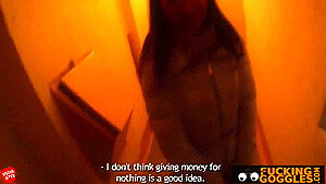 Russian Babe Has Sex In A Hallway