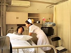 Savory naughty nurse rides a big stiff pecker and loves it