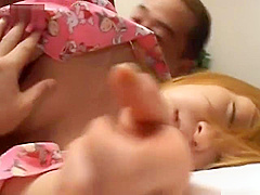 Sexy Japanese model hammered by cock