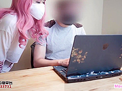 Sexy Roommate Ruin My Game Creampie Payment In Her Pussy