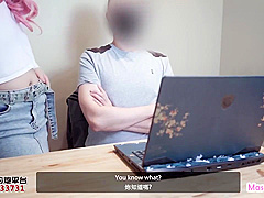 Sexy Roommate Ruin My Game Creampie Payment In Her Pussy