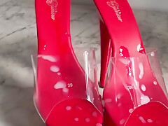 She Want To Wear Her Shoes Covered With Cum Shopelay With Heels Feet Long Toenails (fan Request)
