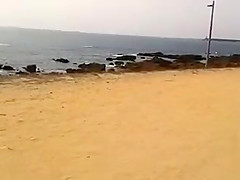 She lets me film her pussy touching it in the public place