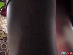Slender MILF caught on cam in the bus upskirt action