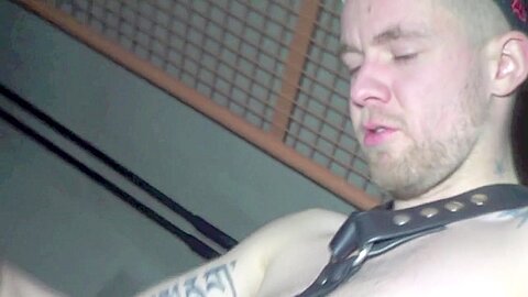 Slut Hard Fucked By Straight In Leather In Backroom - HumliationAndSpanking