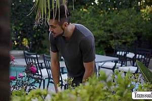 Smalltits Trans Woman Throats And Analed Her New Guy Neighbor With Khloe Kay